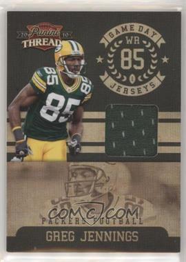 2010 Panini Threads - Game Day Jerseys #25 - Greg Jennings /250