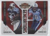 Chris Johnson, Eddie George #/100