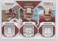 Clinton Portis, Donovan McNabb, Santana Moss