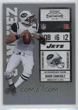 2010 Playoff Contenders - [Base] - Playoff Ticket #067 - Mark Sanchez /99