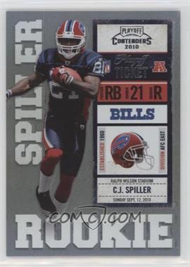 2010 Playoff Contenders - [Base] - Playoff Ticket #206.2 - C.J. Spiller (Blue Jersey) /99