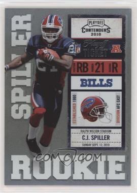 2010 Playoff Contenders - [Base] - Playoff Ticket #206.2 - C.J. Spiller (Blue Jersey) /99