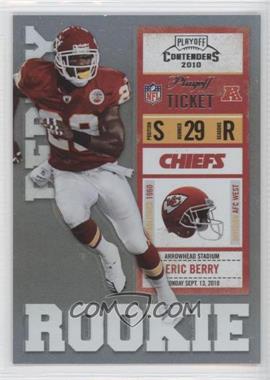 2010 Playoff Contenders - [Base] - Playoff Ticket #213.2 - Eric Berry (Running) /99