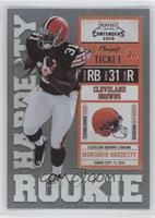 Montario Hardesty (Ball Covers Numbers) #/99