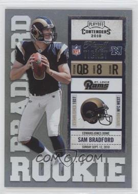 2010 Playoff Contenders - [Base] - Playoff Ticket #232.2 - Sam Bradford (Both Hands on Ball) /99