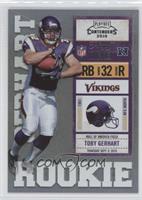 Toby Gerhart (Ball Covers Tops of Numbers) #/99