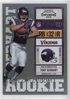 Toby Gerhart (Ball Covers Tops of Numbers) #/99