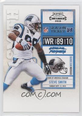 2010 Playoff Contenders - [Base] #015 - Steve Smith