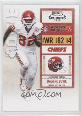 2010 Playoff Contenders - [Base] #046 - Dwayne Bowe