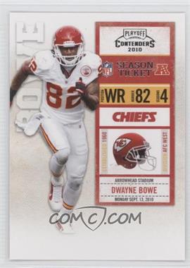 2010 Playoff Contenders - [Base] #046 - Dwayne Bowe