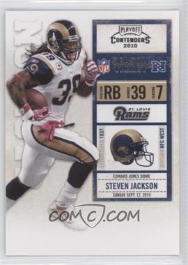 2010 Playoff Contenders - [Base] #091 - Steven Jackson