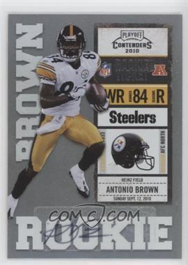 2010 Playoff Contenders - [Base] #105 - Antonio Brown [EX to NM]