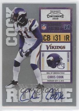 2010 Playoff Contenders - [Base] #114 - Chris Cook