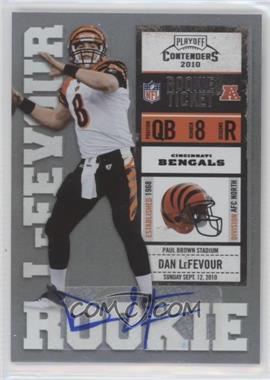 2010 Playoff Contenders - [Base] #119 - Dan LeFevour /455