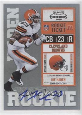 2010 Playoff Contenders - [Base] #152 - Joe Haden