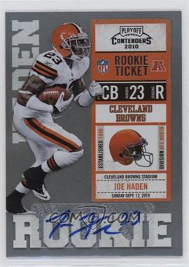 2010 Playoff Contenders - [Base] #152 - Joe Haden