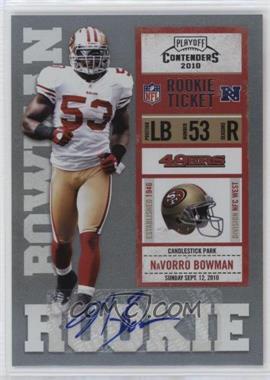 2010 Playoff Contenders - [Base] #176 - NaVorro Bowman