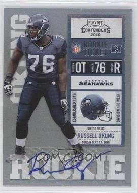 2010 Playoff Contenders - [Base] #183 - Russell Okung /174