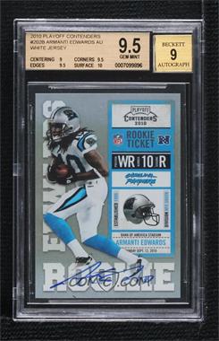 2010 Playoff Contenders - [Base] #202.1 - Armanti Edwards [BGS 9.5 GEM MINT]