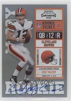 Colt McCoy (White Jersey) #/394