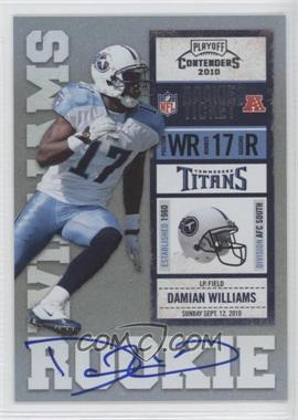 2010 Playoff Contenders - [Base] #208.1 - Damian Williams /412