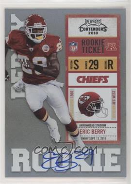 2010 Playoff Contenders - [Base] #213.2 - Eric Berry (Running) /97