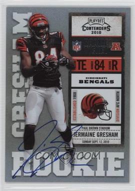 2010 Playoff Contenders - [Base] #218.1 - Jermaine Gresham /500