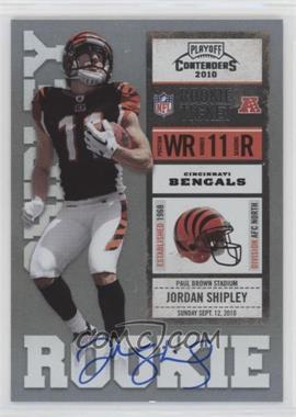 2010 Playoff Contenders - [Base] #222.1 - Jordan Shipley /499