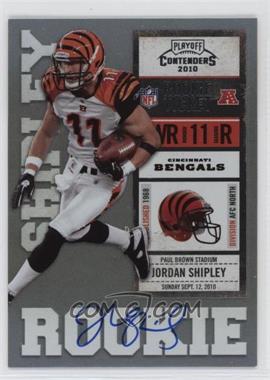 2010 Playoff Contenders - [Base] #222.2 - Jordan Shipley (White Jersey) /499