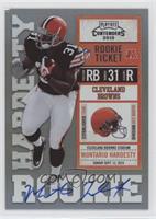 Montario Hardesty (Ball Covers Numbers) [EX to NM]