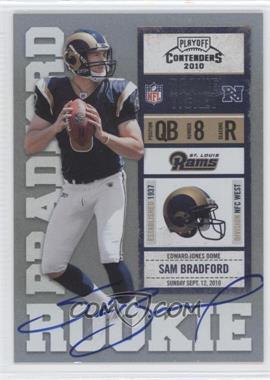 2010 Playoff Contenders - [Base] #232.2 - Sam Bradford (Both Hands on Ball) /377