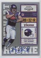 Toby Gerhart (Ball Covers Tops of Numbers) #/495