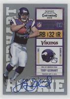 Toby Gerhart (Ball Covers Tops of Numbers) #/495