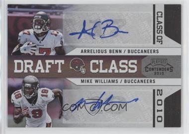 2010 Playoff Contenders - Draft Class - Black Autographs #14 - Arrelious Benn, Mike Williams /10