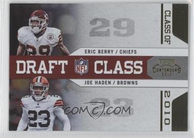 2010 Playoff Contenders - Draft Class - Gold #18 - Eric Berry, Joe Haden /100