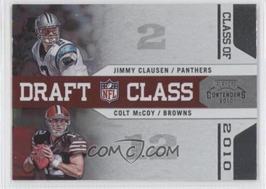 2010 Playoff Contenders - Draft Class #21 - Jimmy Clausen, Colt McCoy