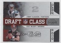 Jimmy Clausen, Colt McCoy