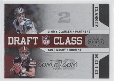 2010 Playoff Contenders - Draft Class #21 - Jimmy Clausen, Colt McCoy