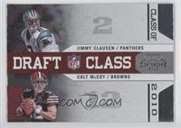 Jimmy Clausen, Colt McCoy