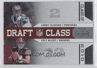 Jimmy Clausen, Colt McCoy