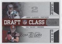 Jimmy Clausen, Colt McCoy