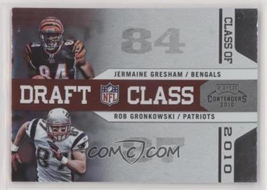 2010 Playoff Contenders - Draft Class #4 - Jermaine Gresham, Rob Gronkowski [EX to NM]