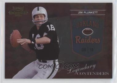 2010 Playoff Contenders - Legendary Contenders - Gold #22 - Jim Plunkett /100