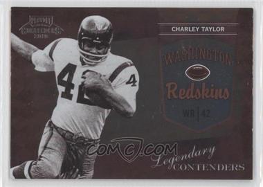 2010 Playoff Contenders - Legendary Contenders - Gold #4 - Charley Taylor /100