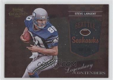 2010 Playoff Contenders - Legendary Contenders - Gold #5 - Steve Largent /100