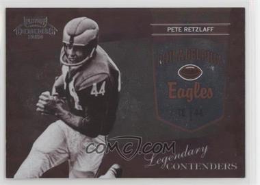 2010 Playoff Contenders - Legendary Contenders #6 - Pete Retzlaff