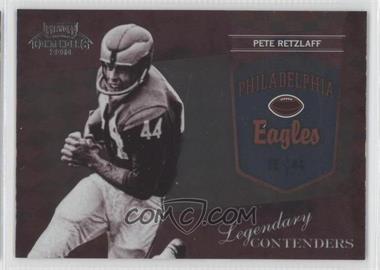 2010 Playoff Contenders - Legendary Contenders #6 - Pete Retzlaff