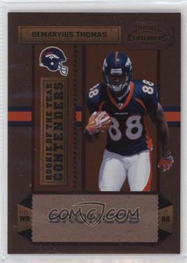 2010 Playoff Contenders - Rookie of the Year Contenders - Gold #13 - Demaryius Thomas /100