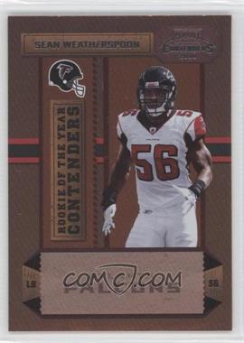 2010 Playoff Contenders - Rookie of the Year Contenders #25 - Sean Weatherspoon