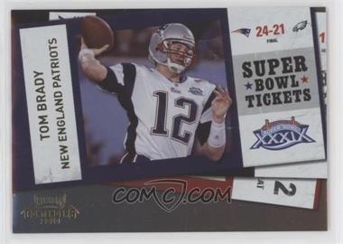2010 Playoff Contenders - Super Bowl Tickets - Gold #65 - Tom Brady /100